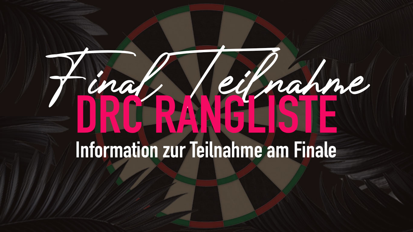 DRC Rangliste – Die Finalisten stehen fest! 🏆