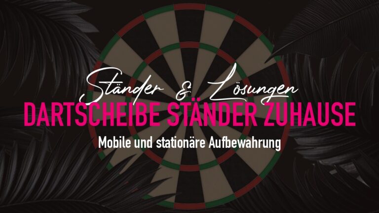 Dartscheibe Ständer & mobile Aufbewahrung für Zuhause