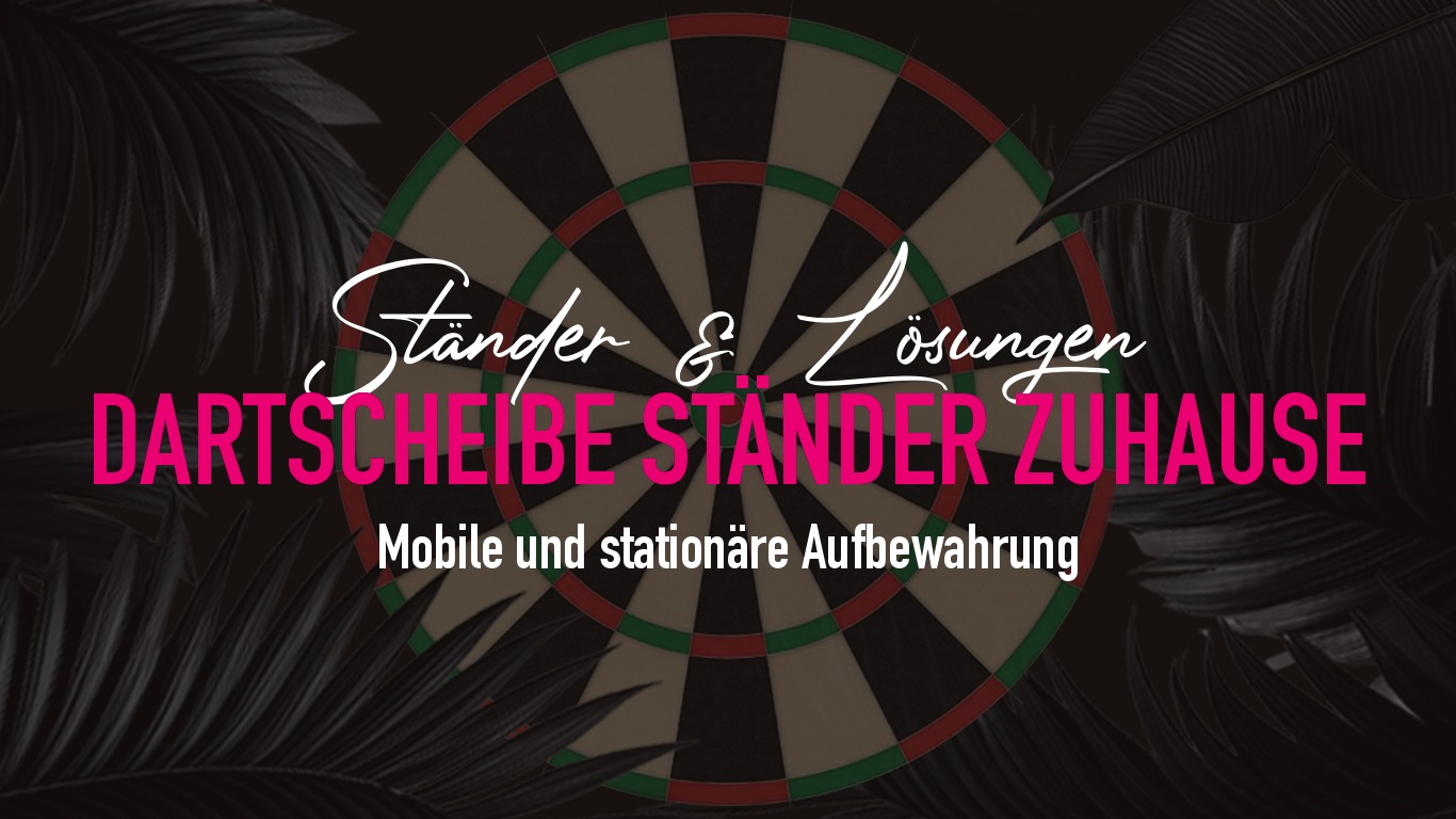 Dartscheibe Ständer & mobile Aufbewahrung für Zuhause
