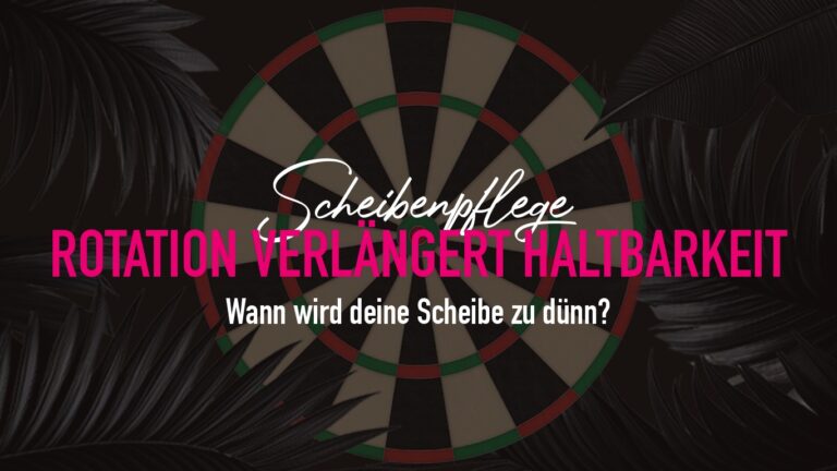 Dartscheibe Rotation & Verschleiß – Wie lange sie hält