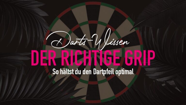 Dart Griff richtig halten: So findest du deinen perfekten Grip - Blog Dart-Rock-Cafe